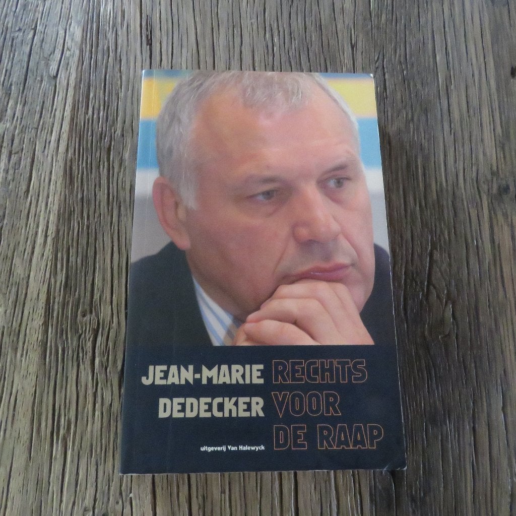 Jean-Marie Dedecker Rechts voor de raap, Boeken, Ophalen of Verzenden