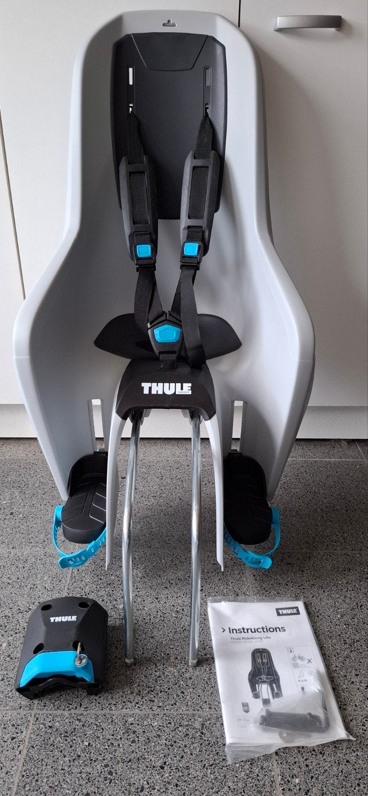 Fietsstoel Thule, Fietsen en Brommers, Ophalen, Achterzitje, Voetsteuntjes, 9 t/m 18 kg