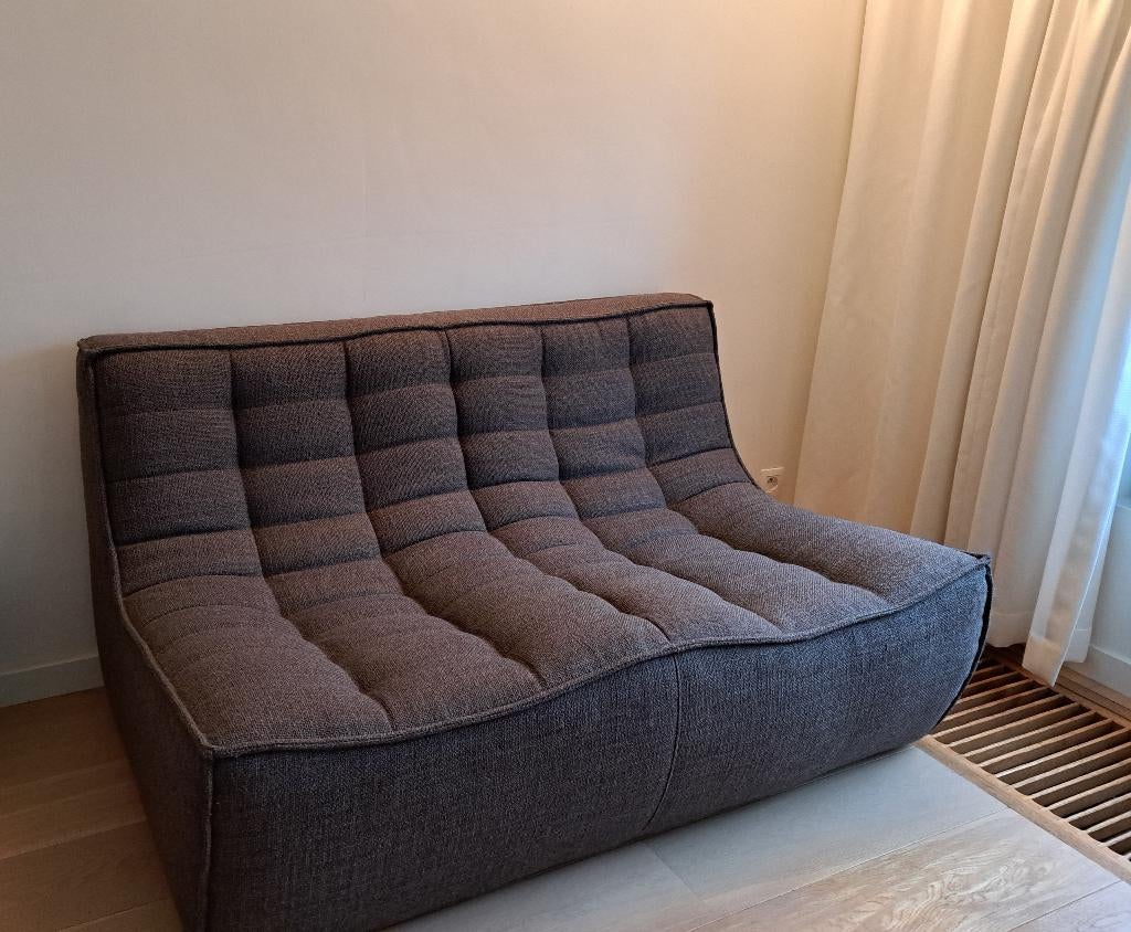 Canapé Ethnicraft Gris, 75 à 100 cm, Moins de 150 cm, Banc droit, Comme neuf