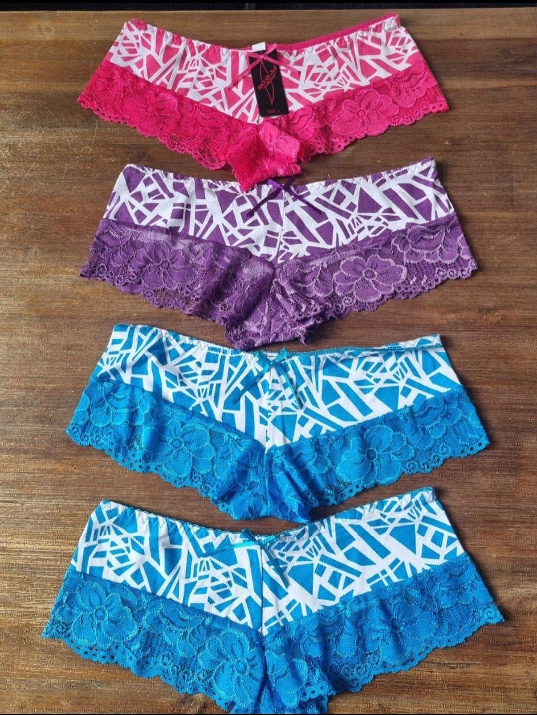 R.AOQING 4x Nieuwe Damesslips Maat L, R.AOQING, Ophalen of Verzenden, Meerkleurig, Slip