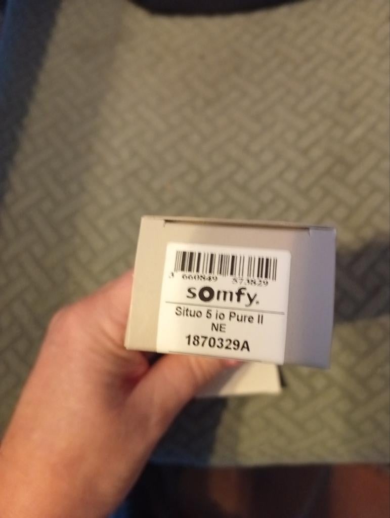 Somfy 5 Situo io Pure II, Ophalen