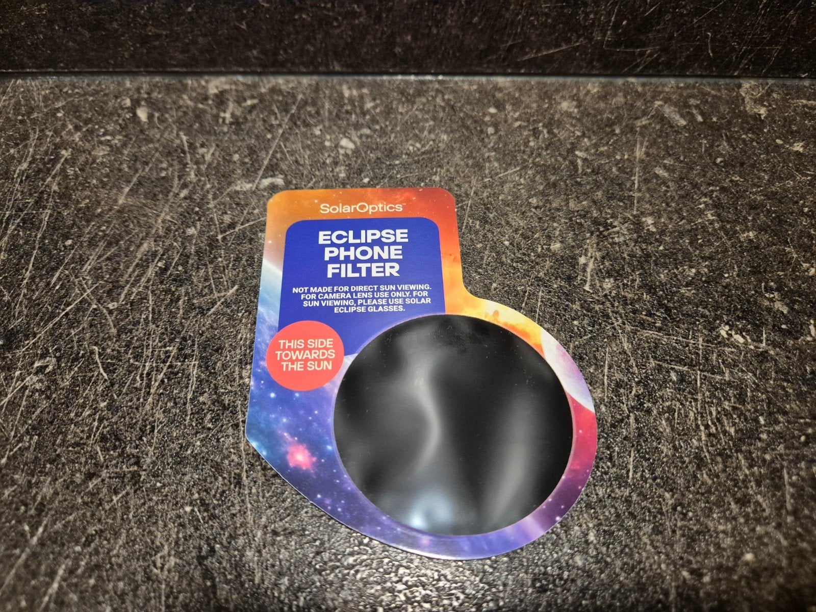 SolarOptics eclipsfilter voor smartphone (nieuw), Ophalen, Nieuw