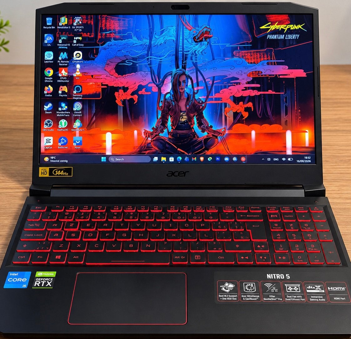 Acer nitro 5 gaming laptop, Computers en Software, Ophalen, Zo goed als nieuw, Gaming, SSD