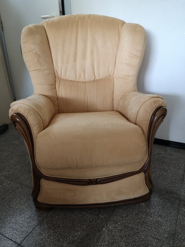 Fauteuil de style champêtre (style italien), 75 à 100 cm, Bois, Enlèvement, Utilisé