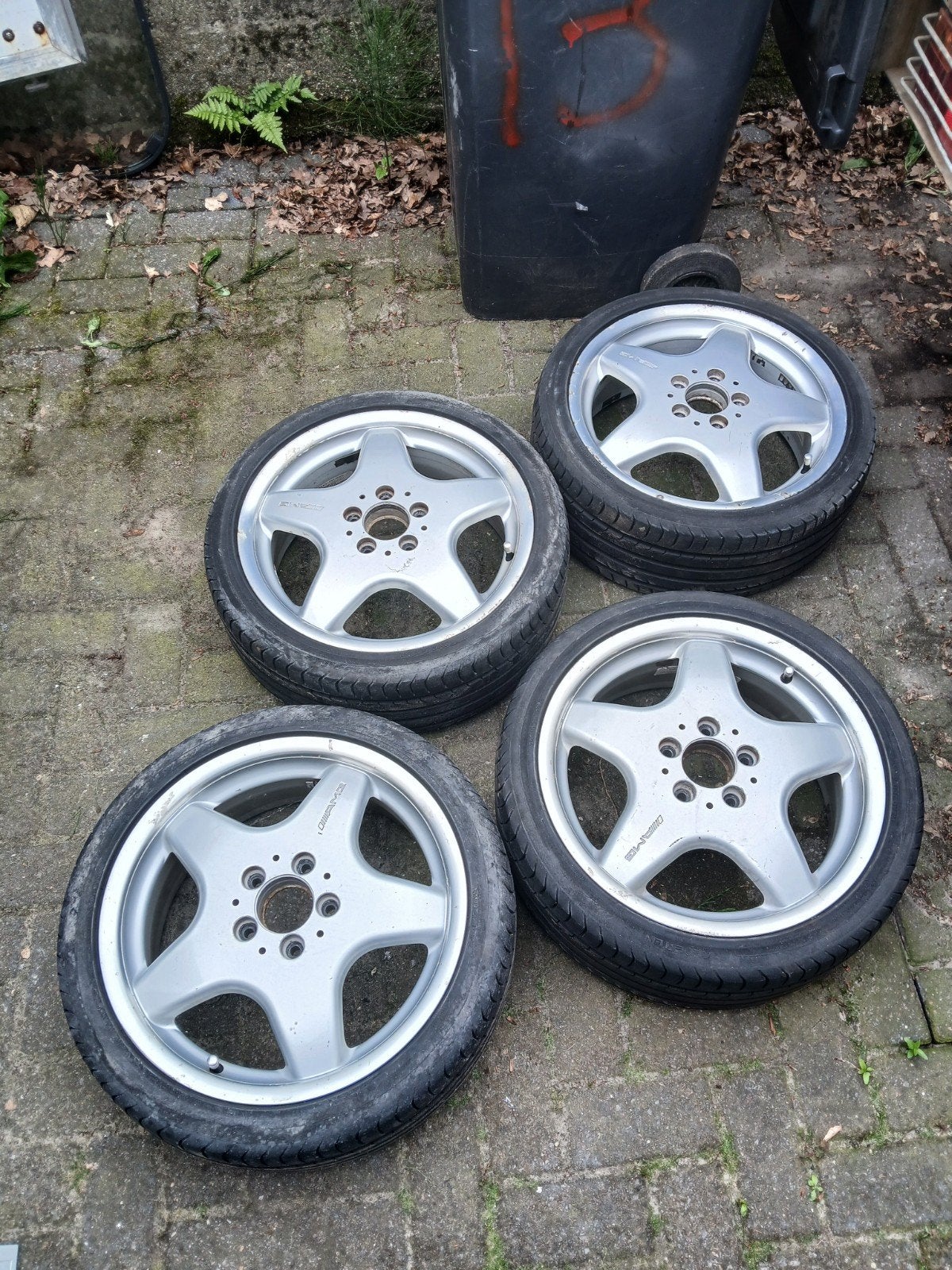 Mercedes amg velgen 17inch, Ophalen