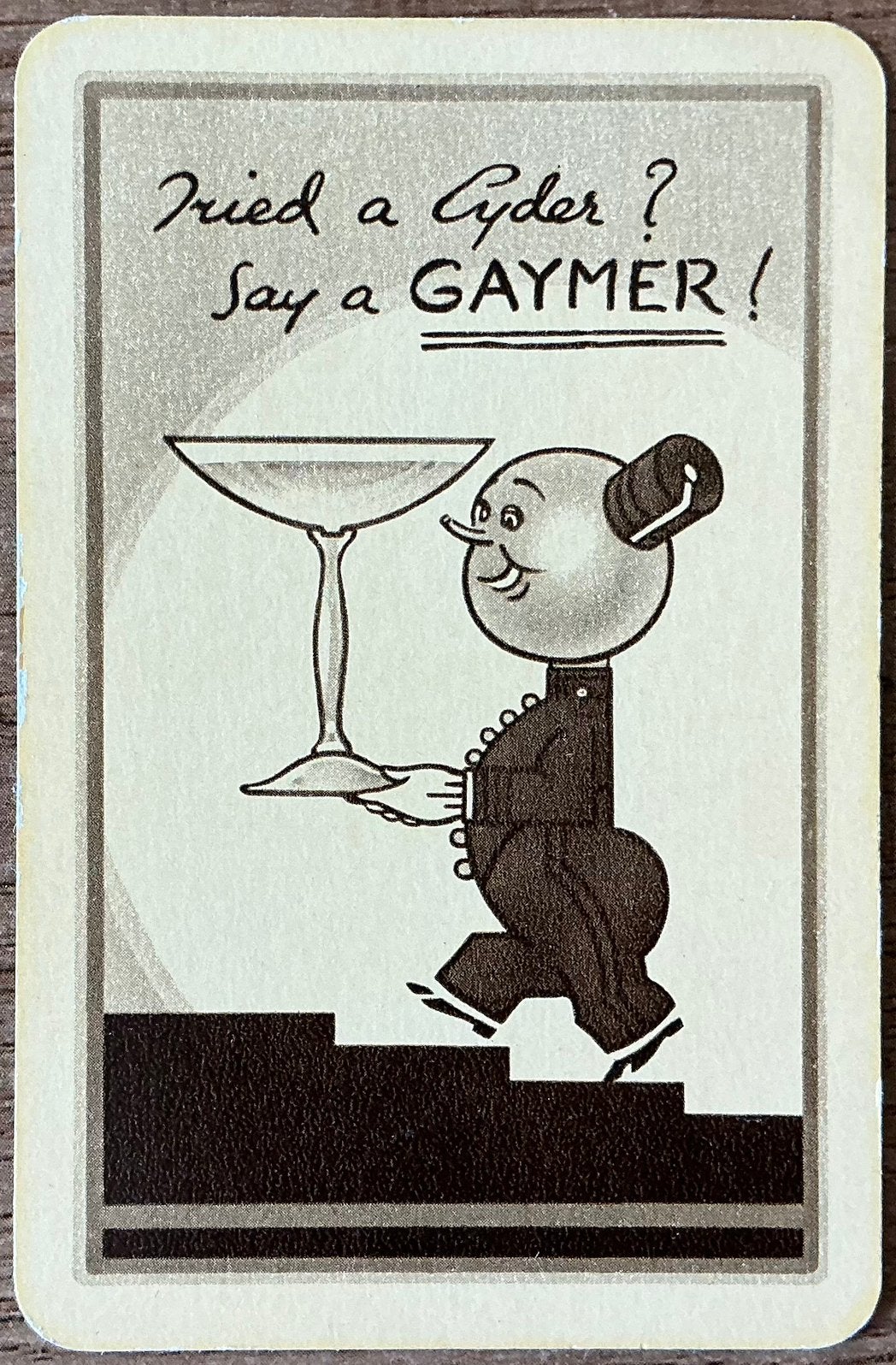 Speelkaart CYDER GAYMER, Ophalen of Verzenden, Zo goed als nieuw, Speelkaart(en)