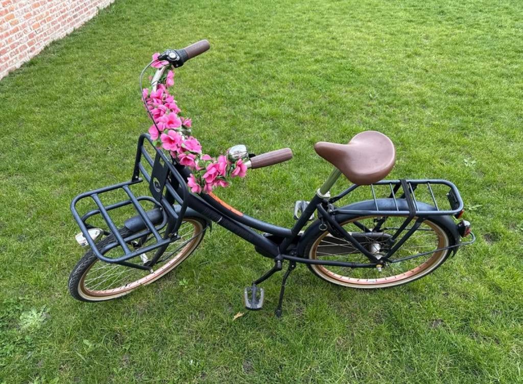 Cortina U4 meisjesfiets 24 inch - blauw mat - 8-10 jaar, Fietsen en Brommers, Ophalen, Terugtraprem, 24 inch, Versnellingen