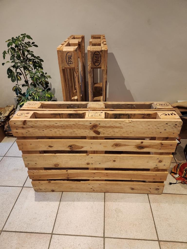 4 Euro palletten, Ophalen