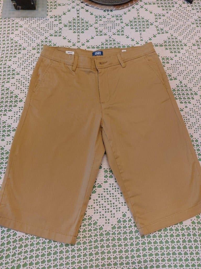 lichtbuine bermuda maat 176 jack &jones, Zo goed als nieuw, Ophalen, Broek, Jongen