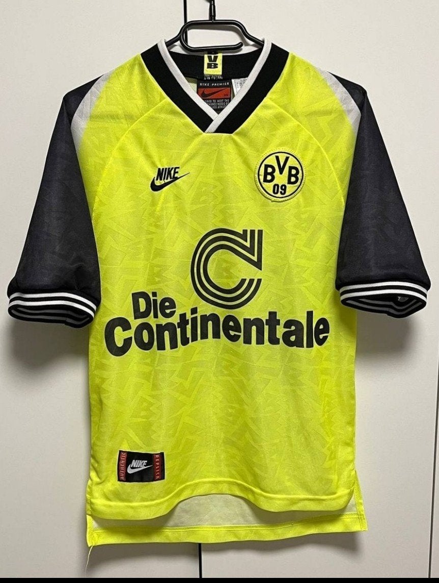 Borussia Dortmund Moller Voetbal Thuisshirt Orgineel 1995, Enlèvement ou Envoi