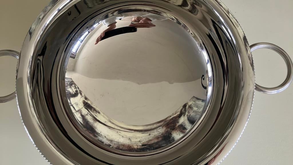 Elegante verzilverde schaal, Antiek en Kunst, Ophalen