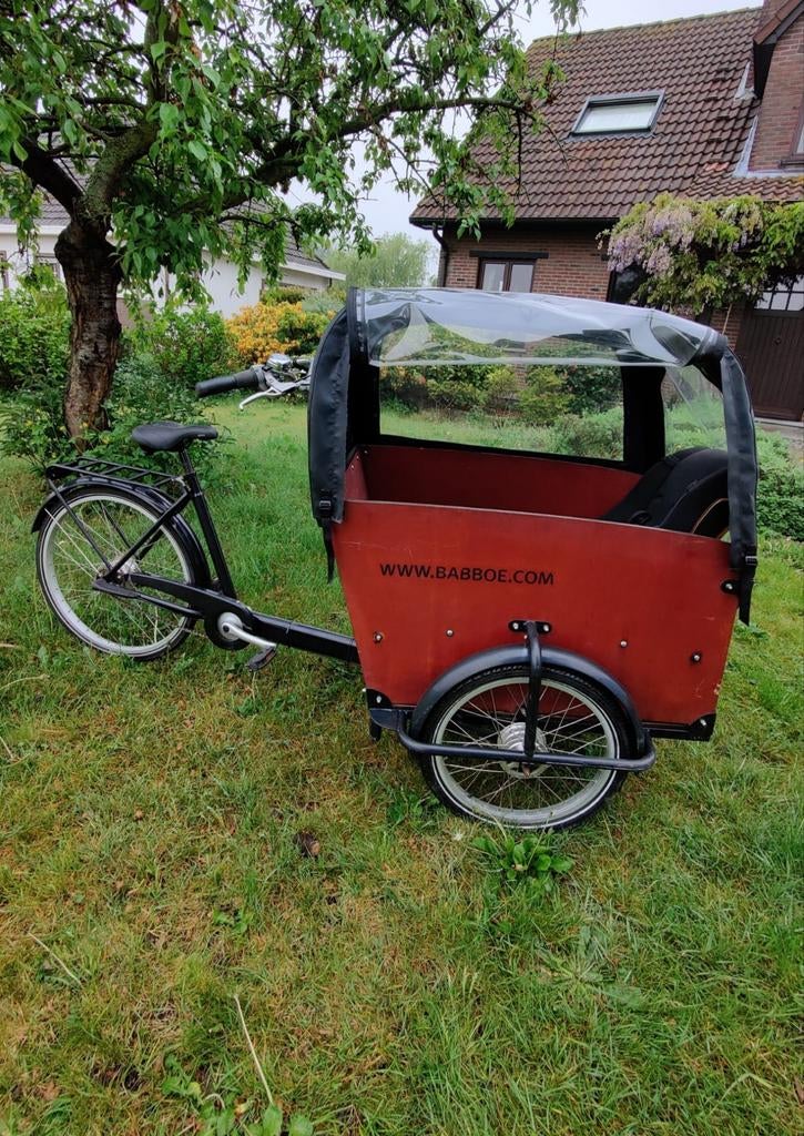 Vélo cargo Babboe Big (non électrique), Vélos & Vélomoteurs, Vélos | Vélos avec bac, Autres marques, Frein à tambour, Bâche, Enlèvement
