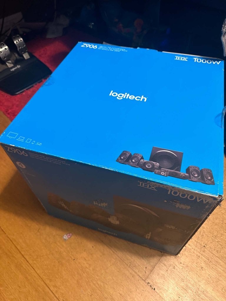 Logitech z906 THX 5.1 Surround Sound set., Informatique & Logiciels, Enlèvement, Comme neuf, Canal audio 5.1, Logitech
