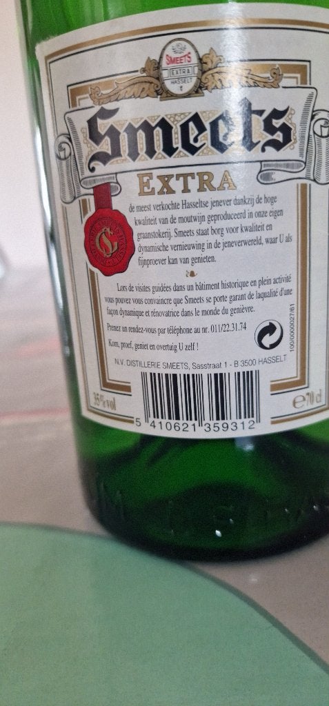 jenever, kelderrestjes, Ophalen, Overige gebieden, Overige typen, Nieuw