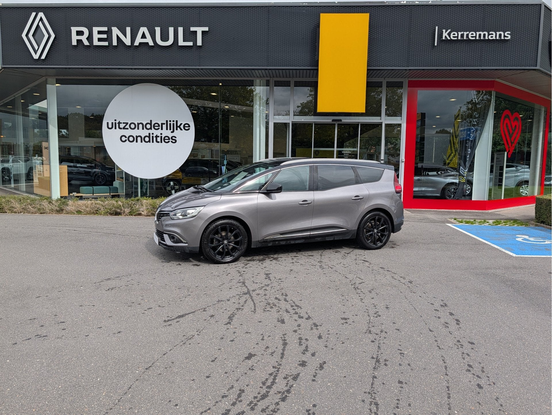 Renault Grand Scénic 1.3 TCe Intens 7PLAATS, Autos, Argent ou Gris, Achat, Entreprise, 5 portes