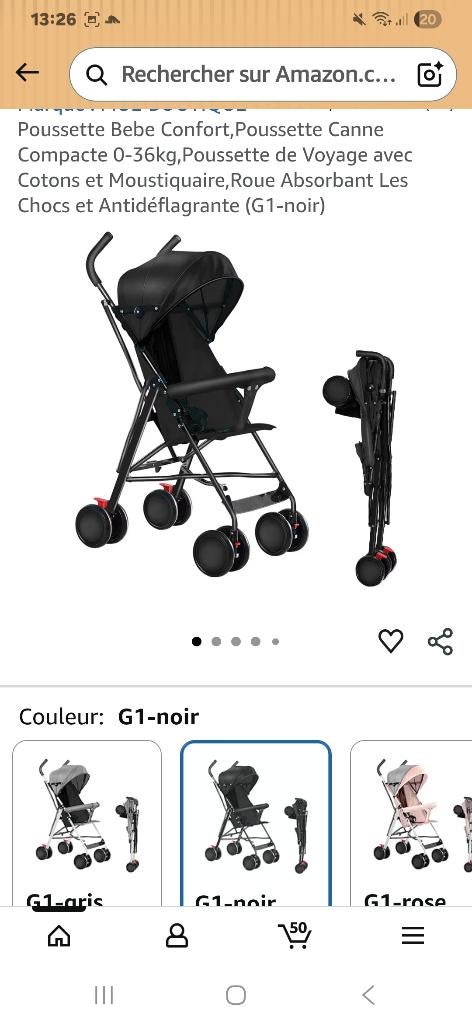 Poussette  maclaren, Enlèvement, Utilisé