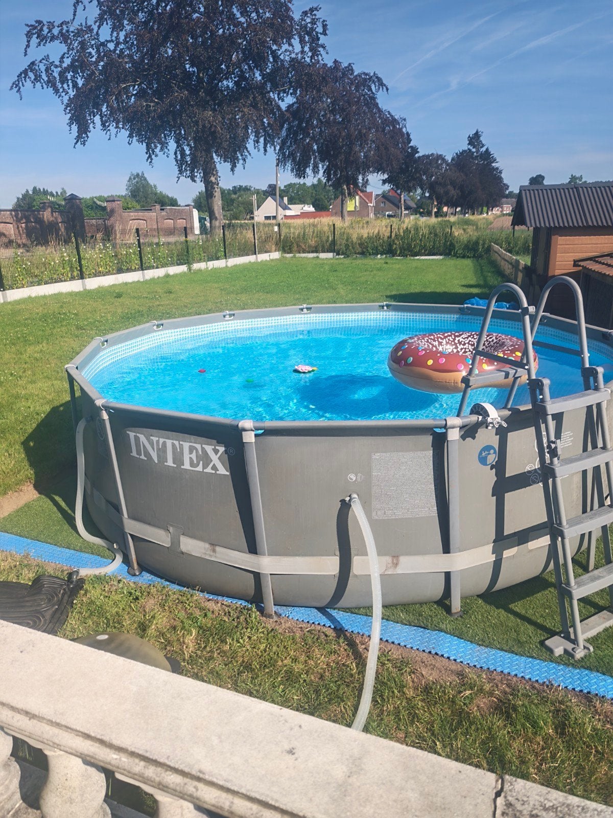 Rond zwembad Intex te koop, Ophalen, Gebruikt, 80 tot 120 cm, Rond