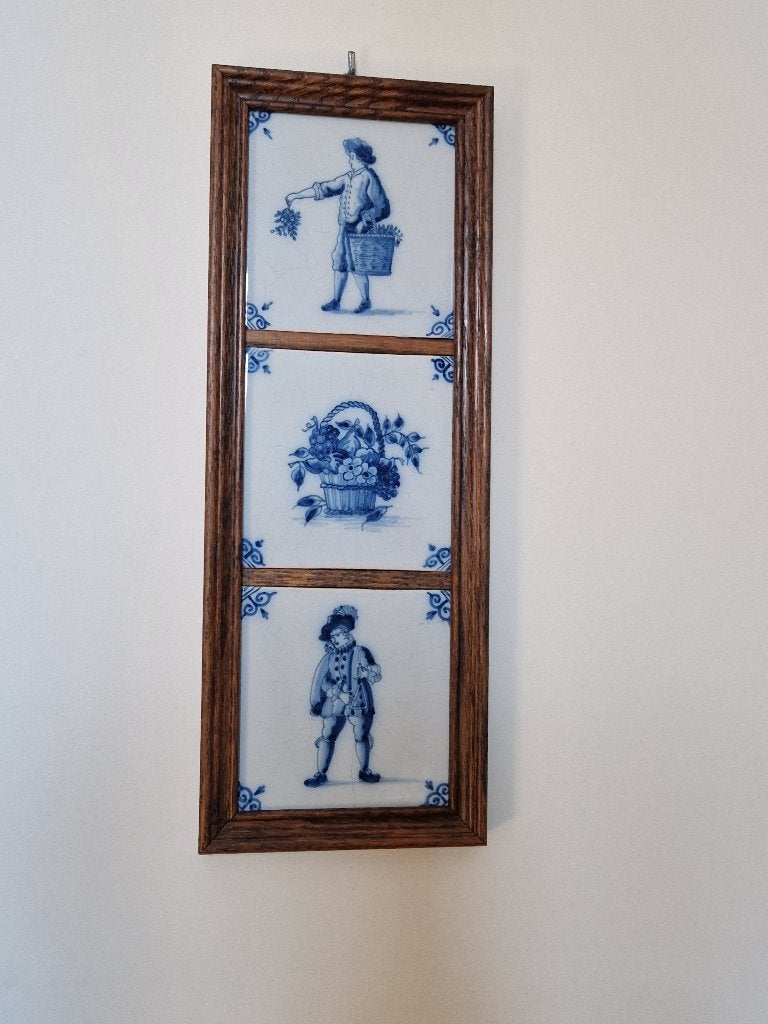 3 tegels Koninklijke Tichelaar MAKKUM, Antiek en Kunst, Ophalen