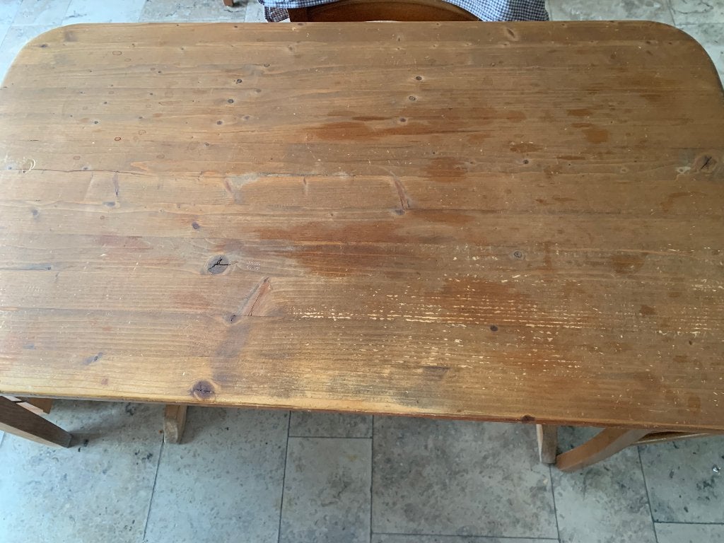 keukentafel, Maison & Meubles, Tables | Tables à manger, Utilisé, 50 à 100 cm, 100 à 150 cm, Quatre personnes, Ovale, Pin, Enlèvement