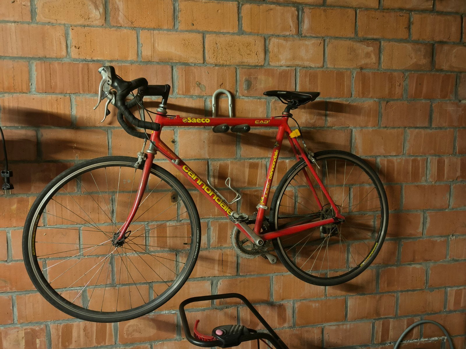 Vintage Cannondale R300 Team Saeco (CAAD2) – koersfiets, Fietsen en Brommers, Ophalen, Aluminium