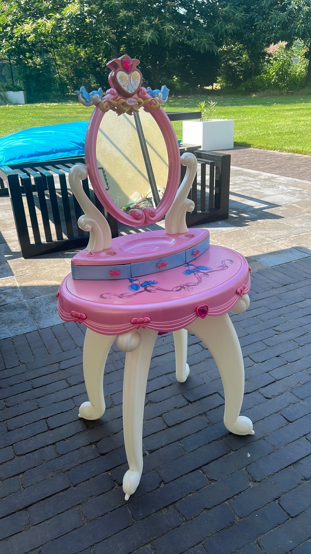 Disney Assepoester speelgoed make-up tafel, Enlèvement, Utilisé