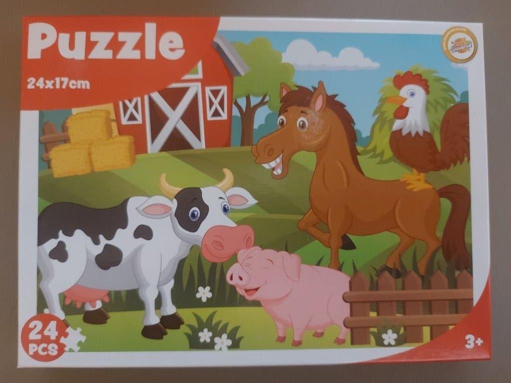 Puzzle enfant La Ferme 24 pièces 3+, Enlèvement, 10 à 50 pièces, Neuf, 2 à 4 ans