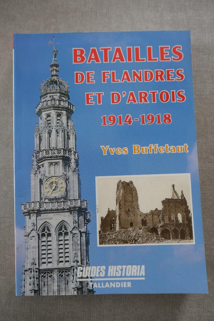 Batailles de Flandres et d' Artrois 1914-1918, Ophalen, Yves Buffetaut, Zo goed als nieuw, Voor 1940