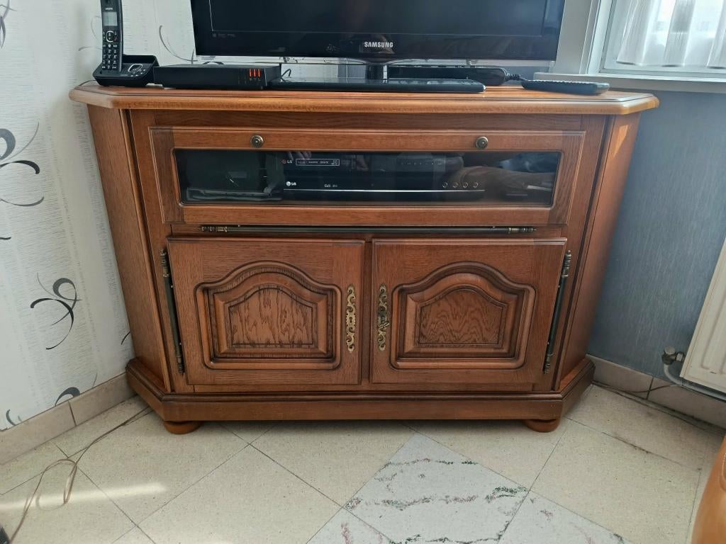 Meuble de télévision, Enlèvement, Comme neuf, Chêne