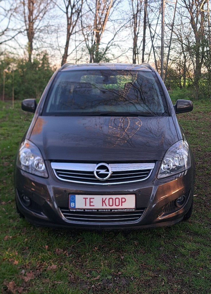 Opel Zafira: 7-zits + veel opties + garantie+groot nazicht!, Voorwielaandrijving, Euro 5, 4 cilinders, 7 zetels