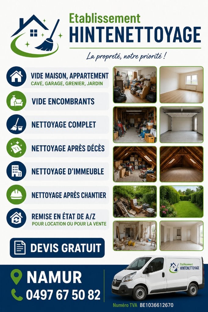 Vide encombrants vide maison nettoyage remise en état, Diversen, Rommelmarktspullen, Ophalen