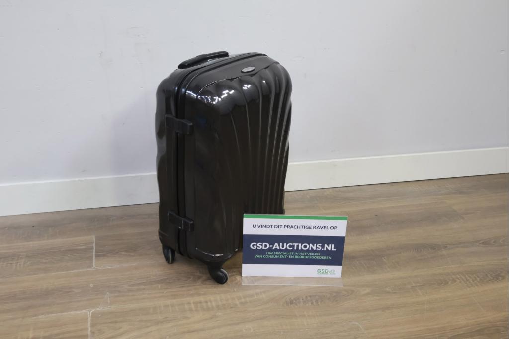 Zwarte Hard-Case Rolkoffer van Samsonite, Niet ingevuld, Niet ingevuld, Niet ingevuld