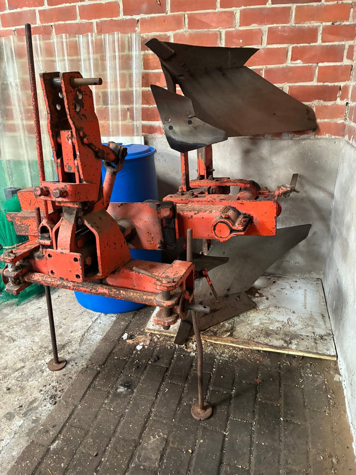 1schaar ploeg Baeke , Culter breker, Zakelijke goederen, Ophalen, Akkerbouw, Grondbewerking