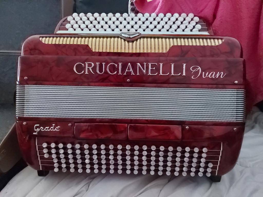 Accordeon crucianelli do3derij, Autres marques, Enlèvement, Utilisé, Avec bretelles
