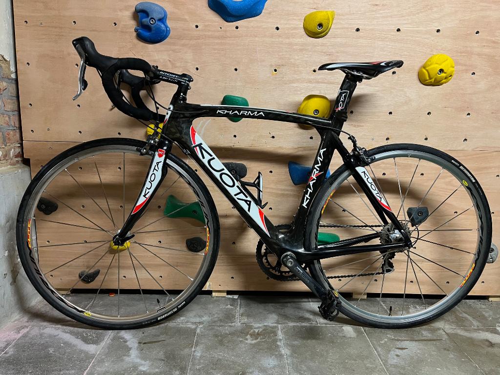 Racefiets carbon kuota 50cm koersfiets Shimano Ultegra, Fietsen en Brommers, 28 inch, Gebruikt, Carbon, 49 tot 53 cm
