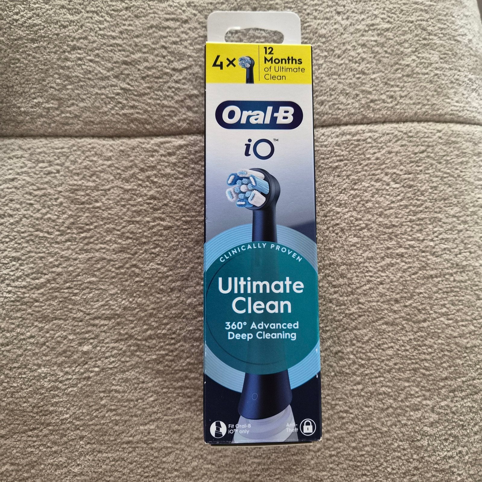 4x Oral B iO opzetborstels zwart, Handtassen en Accessoires, Uiterlijk | Mondverzorging, Ophalen of Verzenden, Nieuw, Opzetborstel