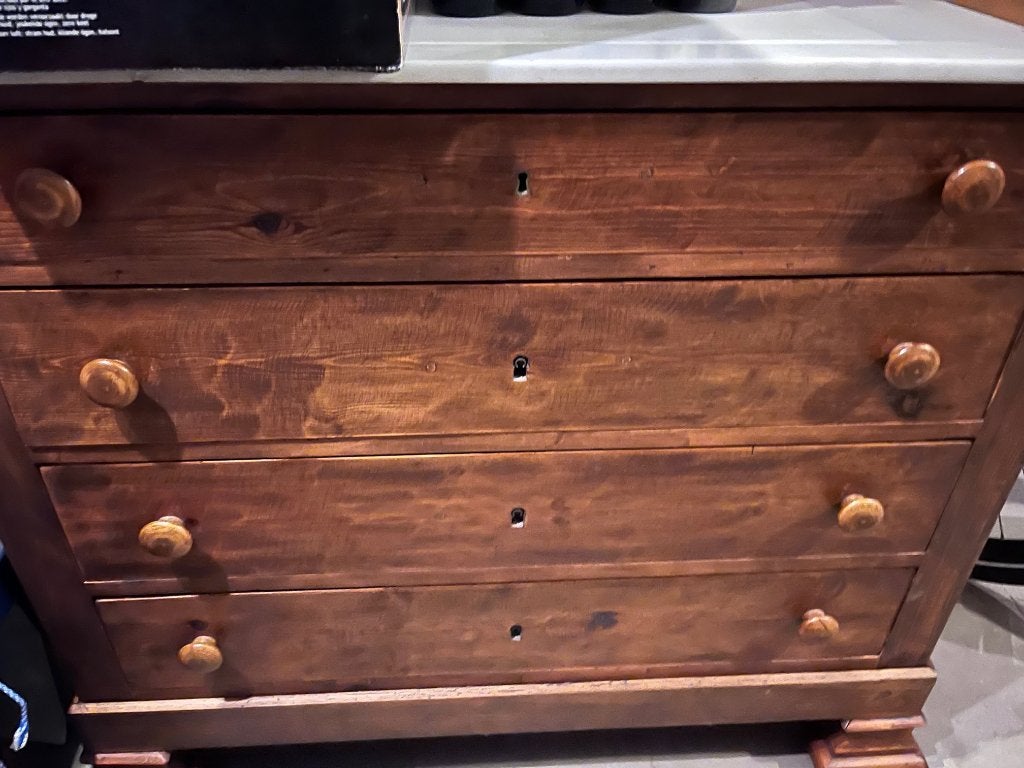antieke commode, Ophalen