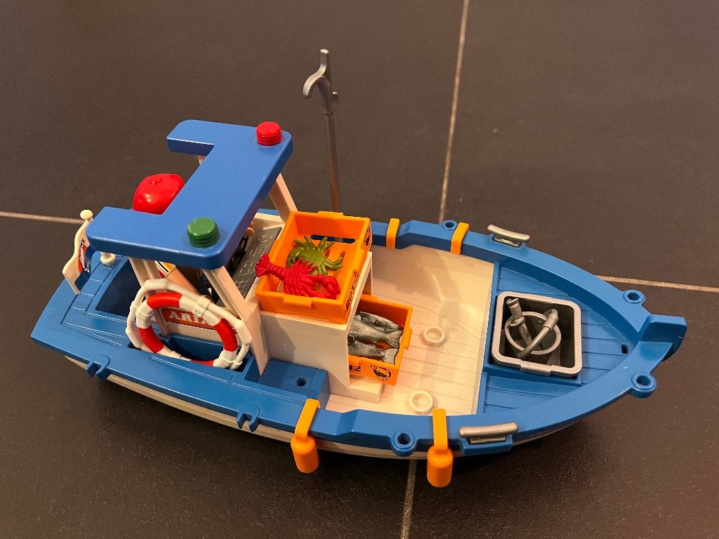 Playmobil 5131 Vissersboot, Kinderen en Baby's, Ophalen, Gebruikt