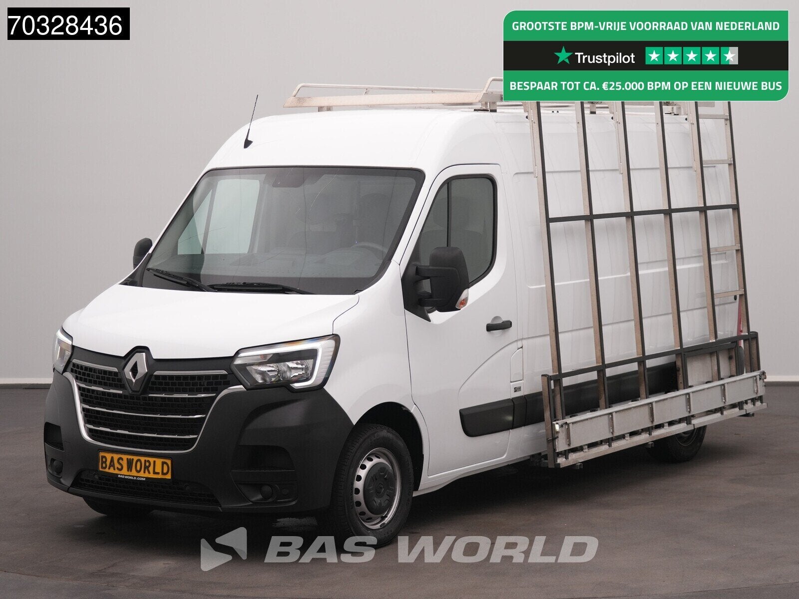 Renault Master 135PK Glasresteel L2H2 Trekhaak Navi Airco Cr, Achat, Euro 6, Entreprise, 3 places