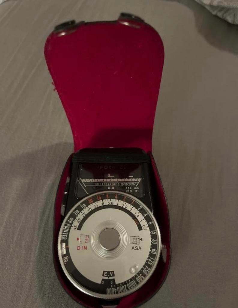 Lichtmeter, Ophalen