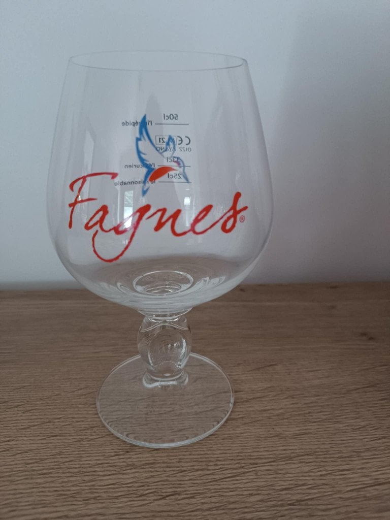 verre à bières, maîtrepierre, dégustation de bière., Collections, Enlèvement ou Envoi, Comme neuf, Verre à bière