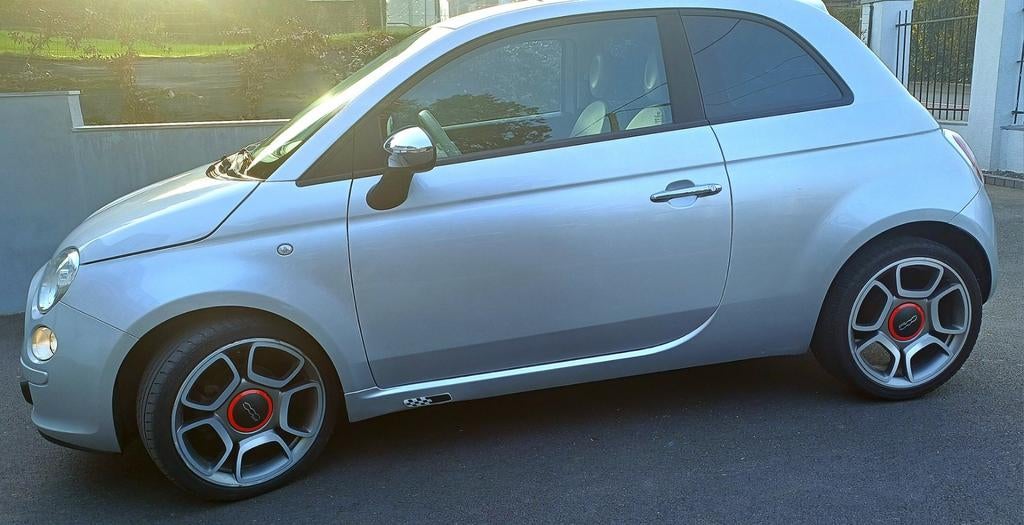 Fiat 500 - 1,3 multijet - 98.000 km, Voorwielaandrijving, Euro 5, Stof, Grijs