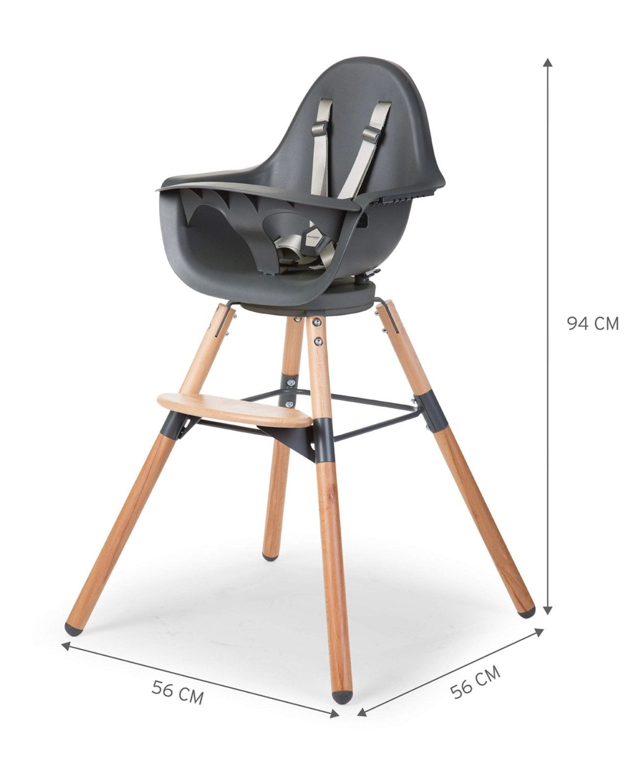Chaise haute de marque Childhome, Enlèvement, Comme neuf, Plateau amovible