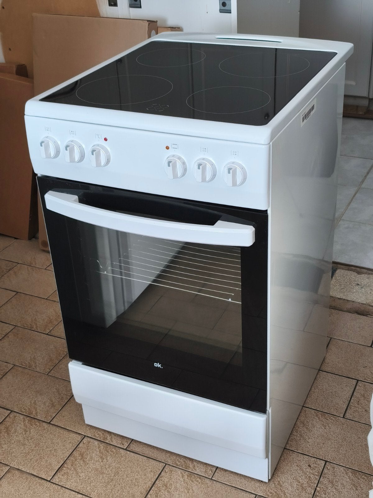 Smalle combiné oven kookplaat vitrokeramisch (50 cm breed), Elektronische apparatuur, Fornuizen, Elektrisch, Ophalen
