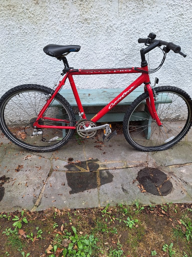 MOUNTAINBIKE, Fietsen en Brommers, Gebruikt, Velgrem, Versnellingen, 65 cm of meer