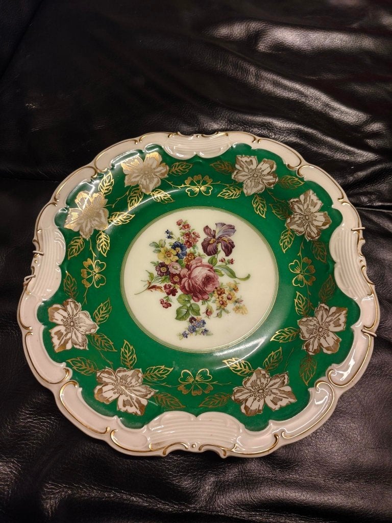 Decoratief vintage porseleinen bord, mid-20e-eeuw, Antiek en Kunst, Antiek | Porselein, Ophalen