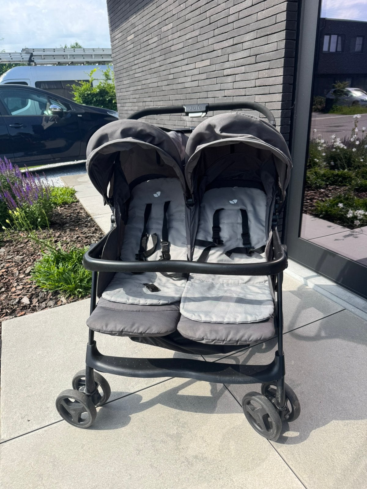 Dubbele buggy - goede staat, Ophalen, Zo goed als nieuw