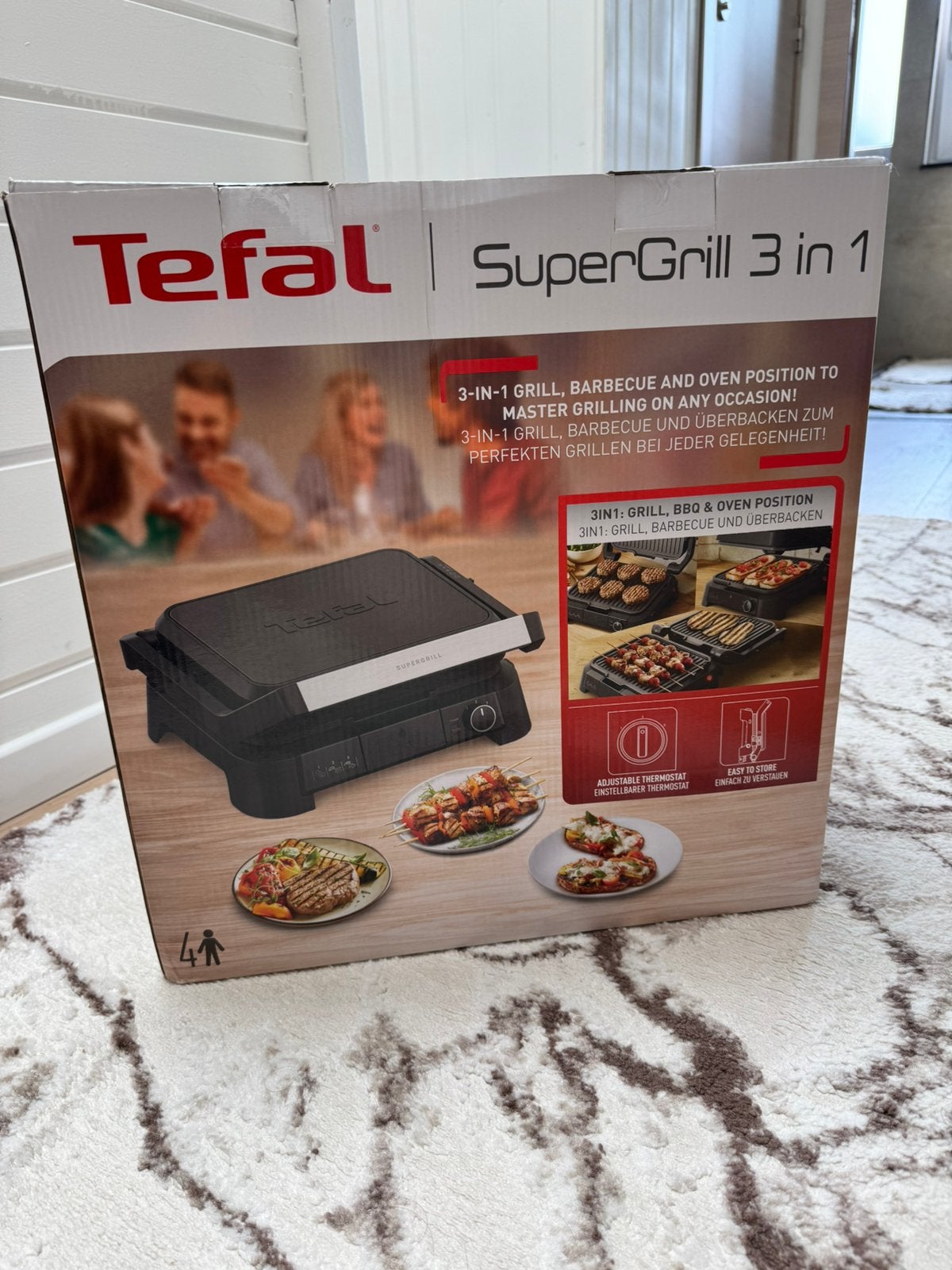 Super Grill 3 en 1 de Tefal, Electroménager, Enlèvement ou Envoi, Neuf