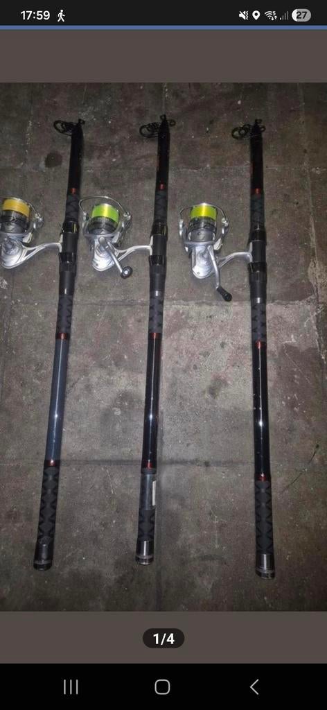 Werphengels 390cm WG 40/100 gr, Ophalen