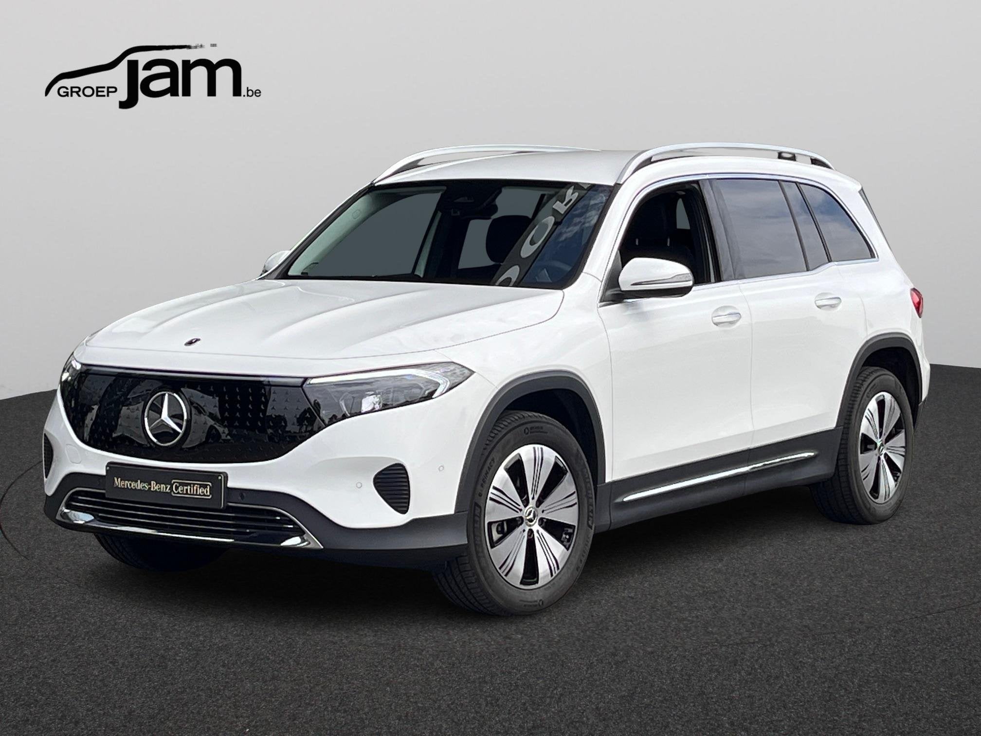 Mercedes-Benz EQB 250+ 7 seats, Stof, Gebruikt, https://public.car-pass.be/vhr/ca457956-69b7-410b-8105-f16f5f9939ce, Wit