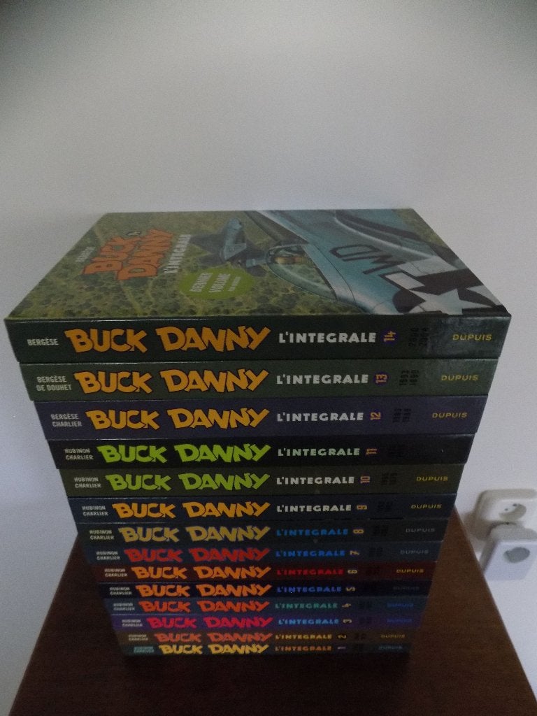 Buck Danny ~ Complete serie Integrale HC's 1 t/m 14 [Frans], Série complète ou Série, Enlèvement ou Envoi, Comme neuf
